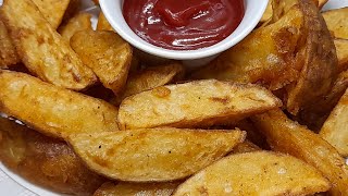 Potato Wedges Recipe  How To Make Potato Wedges At Home  ABDULWAHAB FOOD CORNER [upl. by Acceber]