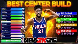 The MOST OVERPOWERED Center Build in NBA 2K25 Best Center Build NBA 2K25 [upl. by Eltsyek]