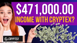 Cryptex Defi Staking Presentation 471000 Earnings at Cryptex [upl. by Eirameinna80]