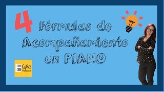 4 Fórmulas básicas de acompañamiento en PIANO [upl. by Nade193]