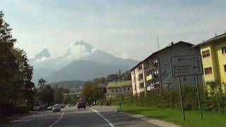 Berchtesgaden  die Fahrt durch die Stadt und der Bahnhof  gesehen von Thilo [upl. by Eisle]