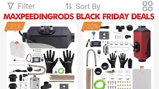 MAXPEEDINGRODS Diesel Heater Black Friday Discount [upl. by Nilorac513]