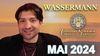 WASSERMANN MONATSHOROSKOP MAI 2024  ZEHNSTERN ASTROLOGIE [upl. by Bartko768]