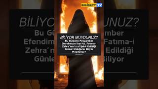 Biliyor musunuz ehlibeyt imammehdi fatima islamic islam huzur bilgi shorts reels youtube [upl. by Nica737]