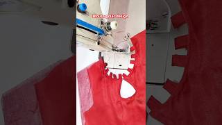 Golar design cutting and setting tricks 🥰 new golar design pu designer shorts sewing newdesign [upl. by Alano937]