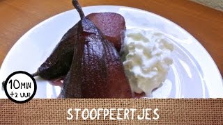 Lekker toetjes recept Stoofpeertjes [upl. by Forrer664]