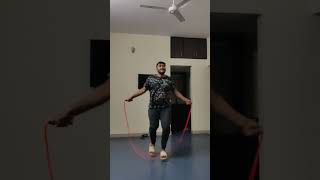 Skipping jumprope workout fattofit transformation shorts [upl. by Anirual193]