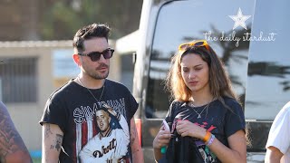 GEazy Arrives To Coachella With Girlfriend Jenaye Noah And Shanina Shaik [upl. by Morven]