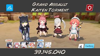 Blue Archive Kaiten Grand Assault Outdoor Torment mode  39145k pts [upl. by Linet]