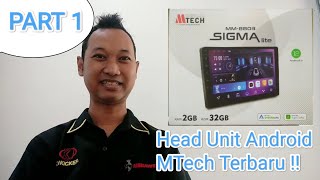 Android Head Unit MTech Terbaru 8803 SIGMA Lite [upl. by Nylyram]