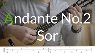 Andante No2 Op31  Fernando Sor  Ukulele  Grade 3 [upl. by Yrram]