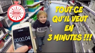 CODI A 3 MINUTES POUR PRENDRE TOUT CE QUIL VEUT 😱 CODI HAS 3 MINUTES TO TAKE WHATEVER HE WANTS [upl. by Eng]