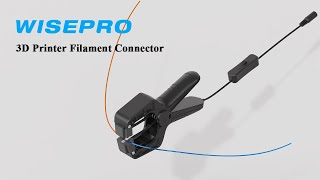 WISEPRO 3D Printer Filament Connector Broken Filament Joiner [upl. by Atnahs353]