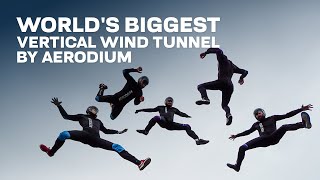 The worlds largest wind tunnel 2018 AERODIUM Peryton [upl. by Notxed]