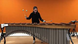 Universal Marimba Composition Competition 2021  Étude Variations by Jasmine Lai [upl. by Ahsrats]