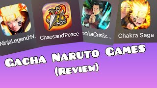 4 Gacha Naruto Games On IOS Mobile 2023 [upl. by Ahsiyk]