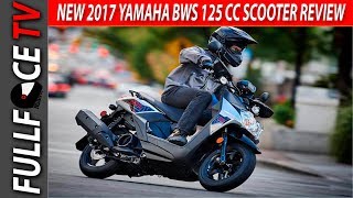 2017 Yamaha BWS 125 Top Speed and Specs [upl. by Demetria631]