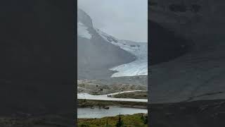 Driving on a Glacier The Columbia Icefield Adventure You Won’t Forget 🚍❄️ JasperCanada Glacier [upl. by Anicul]