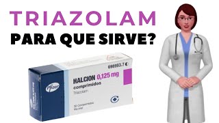 TRIAZOLAM que es y para que sirve triazolam como se toma triazolam Halcion [upl. by Hassadah843]