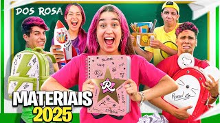 MATERIAL ESCOLAR DOS ROSA 2025 O melhor vence [upl. by Akkahs]