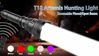 Brinyte Artemis T18 Hunting Torch Review [upl. by Lalat]