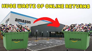 AMAZON RETURNS UK DUMPSTER DIVER EXPOSES OUTRAGOUS RETAIL WASTE [upl. by Slerahc928]