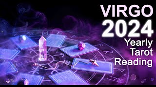 VIRGO 2024 YEARLY TAROT READING quotMILESTONES PROGRESS amp NEW DOORS ARE OPENING FOR YOU VIRGOquot tarot [upl. by Worrell]