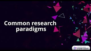 Common research paradigms [upl. by Leraj]