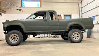 DIY Raptor Liner Paint Job On A Toyota Pickup [upl. by Inilam590]