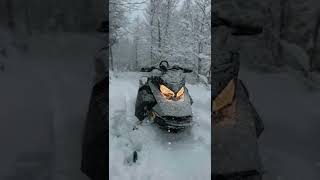 First ride of the year on ski doo 600 efi backcountry [upl. by Leamaj657]