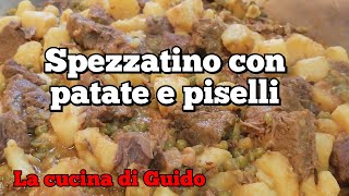 Spezzatino di manzo con patate e piselli [upl. by Andria]