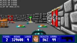 Wolfenstein 3D  Episode 1 Floor 2 [upl. by Fosdick]