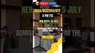 ADCADCADFADTPCA  NEW BATCH 25JULY  5 PM TTS viral computershortsvideobestcomputercourse [upl. by Stephen]