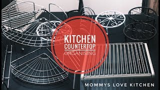 Kitchen countertop organization  How to create more space on kitchen countertop [upl. by Einnalem]