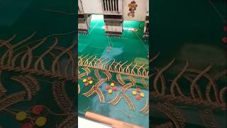 Embroidery machine video [upl. by Naawaj]