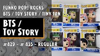 RM Jin Suga J Hope Jimin V Jung Kook Funko Pop  BTS  Toy Story  Tiny Tan [upl. by Airotciv66]