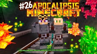 100 dias en APOCALIPSISMINECRAFT ENCONTRAMOS MINERALES OP 26 [upl. by Annoyt]