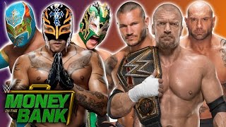 Rey Mysterio amp Kalisto amp Sin Cara vs Randy Orton amp Triple H amp Batista  WWE Money In The Bank 2017 [upl. by Feltie904]