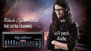 Hughes amp Kettner Black Spirit 200  The Ultra Channel with Jack Fliegler of ToxicxEternity [upl. by Jesselyn]