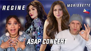 ASAP Natin To Concerts are CRACKED Waleska amp Efra react to Regine Velasquez amp Morissette [upl. by Stig]