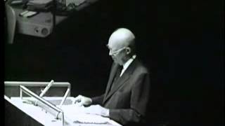 President Eisenhowers Speech at the United Nations 1960 [upl. by Aivatnuahs]