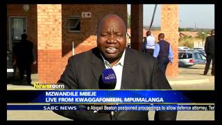 President Zuma visit Kwaggafontein Mzwandile Mbeje reports [upl. by Ahsenrat10]