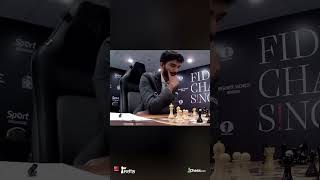 Gukesh NODS after the INSANE WIN Against DING gukesh chess [upl. by Sirad]