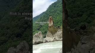 Enjoying the view with the flow of riverstiktok shorts mountains river viralvideo 🙃 [upl. by Otxilac]