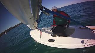 Rigging a Sunfish Sailboat Part 2 Rev1 [upl. by Ellah]