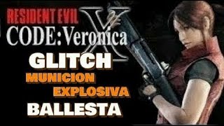 Resident Evil Code Verónica X HD Truco Munición Explosiva Ballesta [upl. by Eyaj]