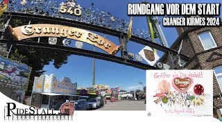 Cranger Kirmes 2024  Rundgang vor dem Start des größten Volksfest in NRW  POV [upl. by Teuton906]