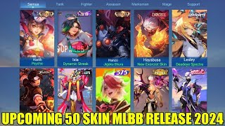 UPCOMING 50 SKIN MLBB 2024 SKIN COLLECTOR EXORCIST ASPIRANT STARLIGHT SPARKLE 515 EPIC [upl. by Sugden1]