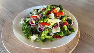 Salat mit Brokkoli 🥦 Rezepte  Schnell machen und kochen [upl. by Noli]