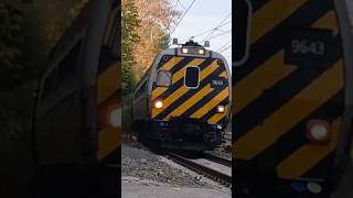 Amtrak Keystone Service 652 bypasses Overbrook Station with Metroliner Cab Car 9643 leading [upl. by Richardson]